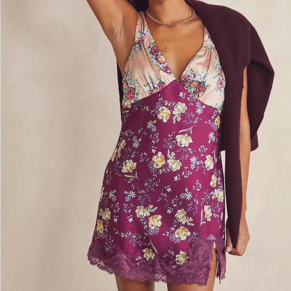 Free People American Rose Slip Dress
